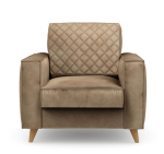 Fotel Kendall Armchair, velvet, golden beige