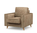 Fotel Kendall Armchair, velvet, golden beige