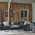 Sofa element The Jagger Corner Arm Left, velvet, golden beige
