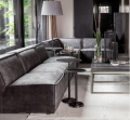 Sofa element The Jagger Center 95cm, velvet, golden beige