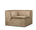 Sofa element The Jagger Corner, velvet, golden beige