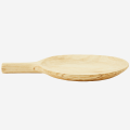 Deska Round wooden serving dish w/ handl