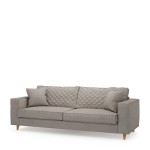 Sofa Kendall Sofa 3,5 Seater, cotton, stone
