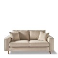 Sofa Kendall Sofa 2,5 Seater, oxford weave, ansvers flax
