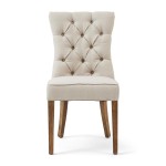 Krzesło Balmoral Dining Chair, oxford weave, flanders flax