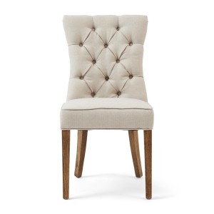Krzesło Balmoral Dining Chair, oxford weave, flanders flax