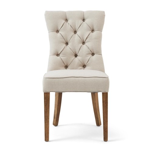 Krzesło Balmoral Dining Chair, oxford weave, flanders flax