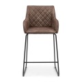 Hoker Frisco Drive Counter Stool, pellini, coffee