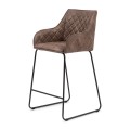 Hoker Frisco Drive Counter Stool, pellini, coffee