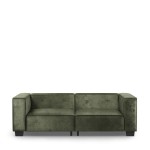Sofa Hampton Heights Sofa 3,5 Seater, velvet, ivy