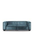 Sofa Hampton Heights Sofa 3,5 Seater, velvet, petrol