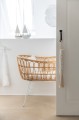 Kołyska z materacem Rattan/Metal Natural/White