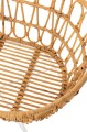 Kołyska z materacem Rattan/Metal Natural/White