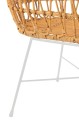 Kołyska z materacem Rattan/Metal Natural/White