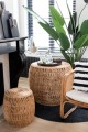 Stoliki Set Table+ 2stool Maurice Round Water Hyacinth Natural