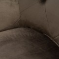 Fotel Modena Armchair, velvet III, anthracite
