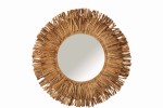 Lustro Maurice Round Water Hyacinth Brown Large
