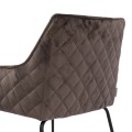Hoker Frisco Drive Counter Stool, velvet III, anthracite