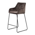 Hoker Frisco Drive Counter Stool, velvet III, anthracite