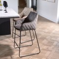 Hoker Frisco Drive Counter Stool, velvet III, anthracite