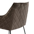 Krzesło Frisco Drive Dining Armchair, velvet III, anthracite