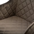 Krzesło Frisco Drive Dining Armchair, velvet III, anthracite