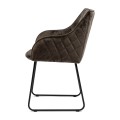 Krzesło Frisco Drive Dining Armchair, velvet III, anthracite
