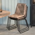 Krzesło Venice Park Stackable Chair, pellini, espresso