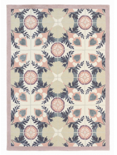 Dywan w ornamenty - Violet Light Green