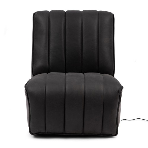 Fotel rozkładany Monterey Recliner Chair, leather, charcoal