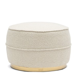 Pufa Taylor Footstool, bouclé, white sand