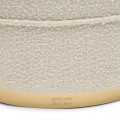 Pufa Taylor Footstool, bouclé, white sand