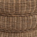 Podnóżek Rustic Rattan Macaron Footstool