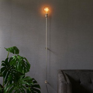Kinkiet Hoxton Wall Lamp shiny silver