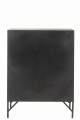 Komoda 9doors Metal Black
