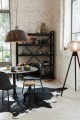 Regał Grub Mango Wood Iron Black