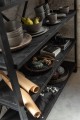 Regał Grub Mango Wood Iron Black