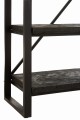 Regał Grub Mango Wood Iron Black