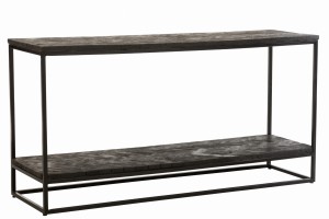 Konsola Grub Mango Wood Iron Black