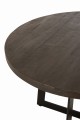 Stół okrągły Fien Round Mango Wood Iron Dark Brown