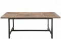 Stół Wood/Metal Brown+Black