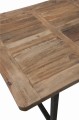 Stół Wood/Metal Brown+Black