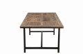 Stół Wood/Metal Brown+Black
