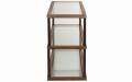 Konsola Glass/Wood Brown