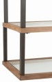 Konsola Glass/Wood Brown