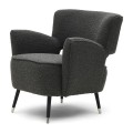 Fotel Laurel Armchair, bouclé, beluga
