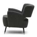 Fotel Laurel Armchair, bouclé, beluga