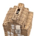 Skarbonka Rustic Rattan Happy Home Money Saver