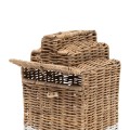 Skarbonka Rustic Rattan Happy Home Money Saver