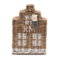 Skarbonka Rustic Rattan Happy Home Money Saver